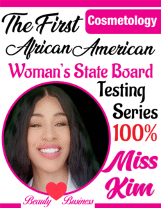 Cosmetology State Board Testing Series Book 1 African American woman's state Board Prep