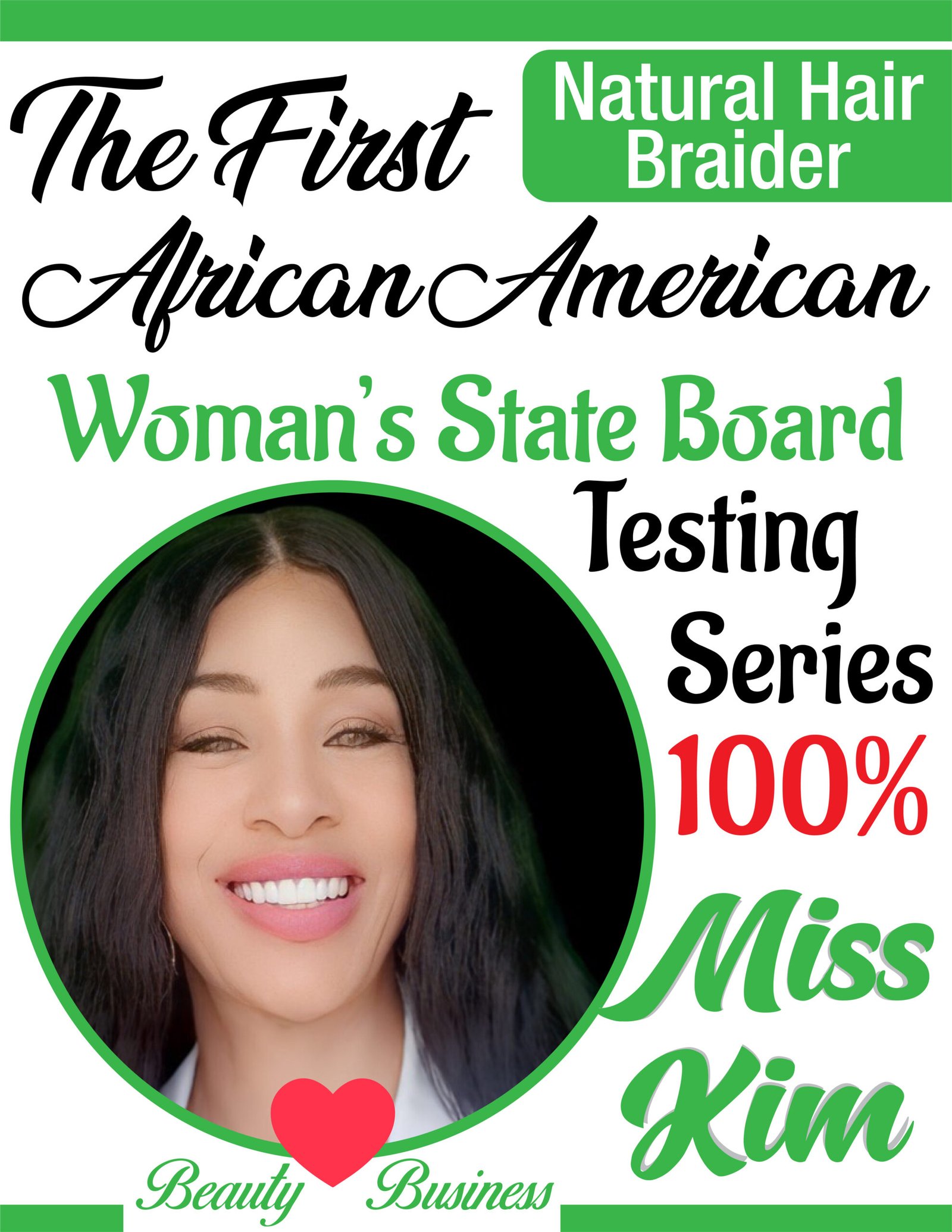 Natural Hair braider state board testing book 1